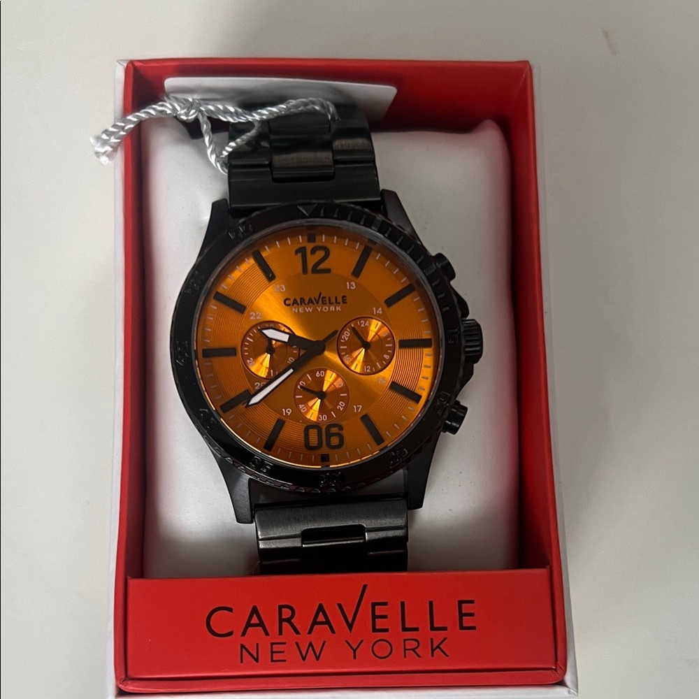 CARAVELLE NEWYORK MEN’S SPORTS WATCH‎ STAINLESS STEEL